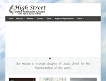 Tablet Screenshot of munciehighstreet.com